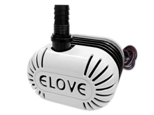 ELOVE 18 Watt Submersible Water Pump - 180V-230V, 1.85 M Cooler Pump for Desert Air Cooler, Aquarium, Fountains, Ponds (BlackGrey)