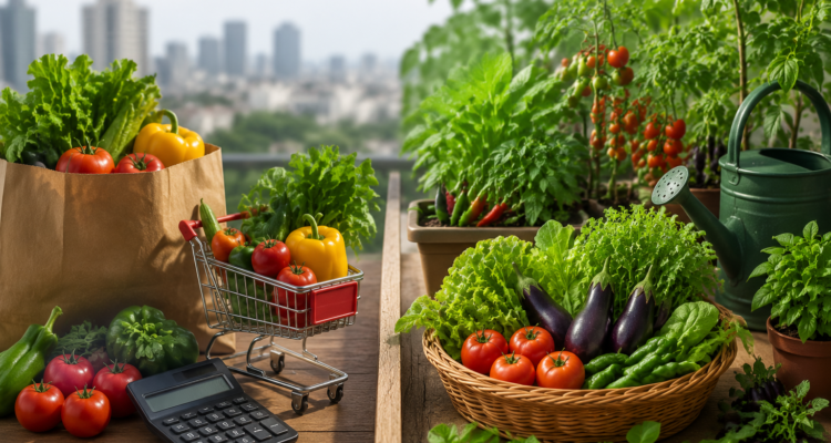 Organic Vegetables Mumbai : Market Price vs. Home-Grown Cost Comparison