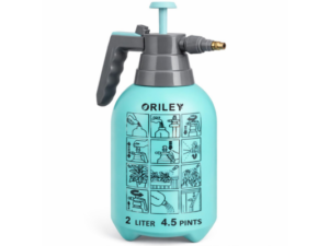 ORILEY 2 LTR Multipurpose Classic Sprayer Hand Powered Water Spray Bottle for Gardening Sanitizing Car & Bike Wash Home & Garden