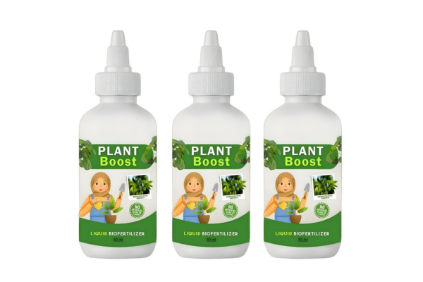Organic Plant Boost Liquid Biofertilizer 100% Organic Plant Booster for Speed Growth Healthy Roots & Speed Growth Natural Fertilizer for Indoor & Outdoor Plants (Pack Of 3)