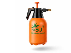 SJ Organics 2L Spray Pump for Plants | Garden Sprayer with Adjustable Brass Nozzle | Plastic Water Spray Bottle for Gardening, Car & Bike Wash | Leak-Proof Plant Watering pump, Easy-Fill Water Sprayer