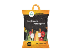 TrustBasket Enriched organic Earth Magic Potting Soil Fertilizer for Plants, 5 Kg