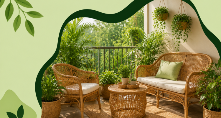 Best Cane Furniture For Balcony & Terraces : Cane vs Rattan Guide