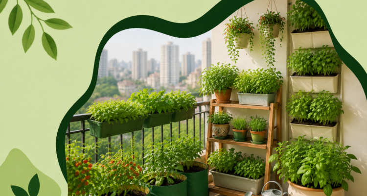 Mumbai Kitchen Garden Ideas for Small Flats