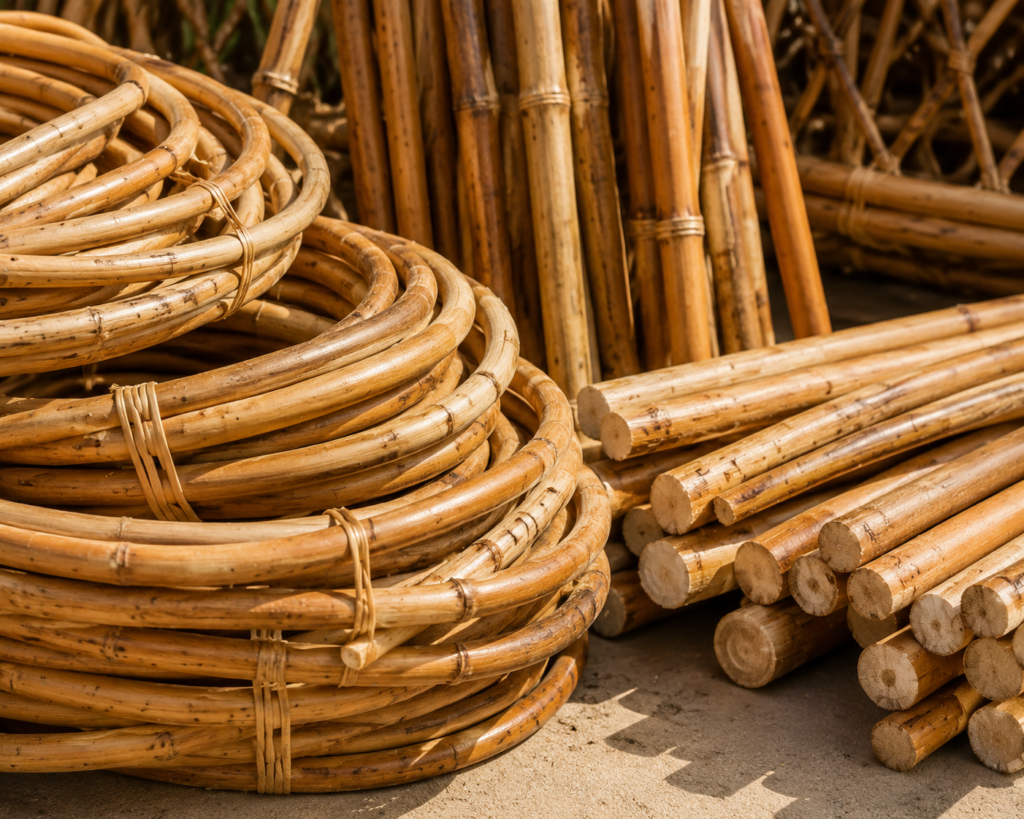 Rattan is a climbing palm