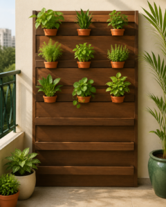 vertical pallet wall garden