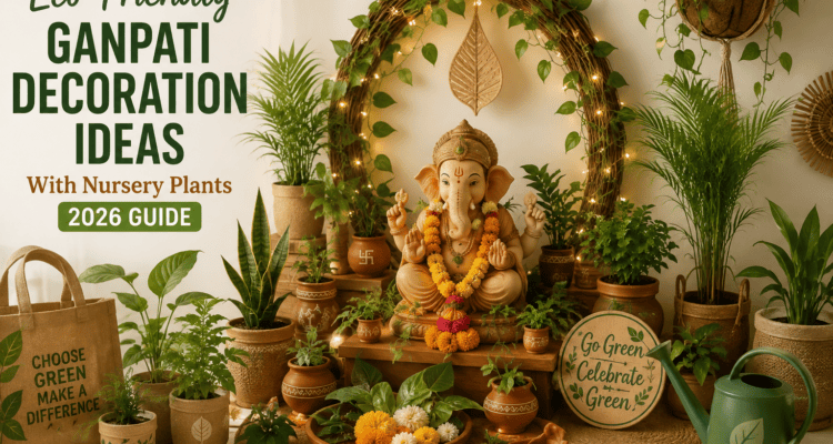 Eco Friendly Ganpati Decoration Ideas with Nursery Plants (2026 Guide)