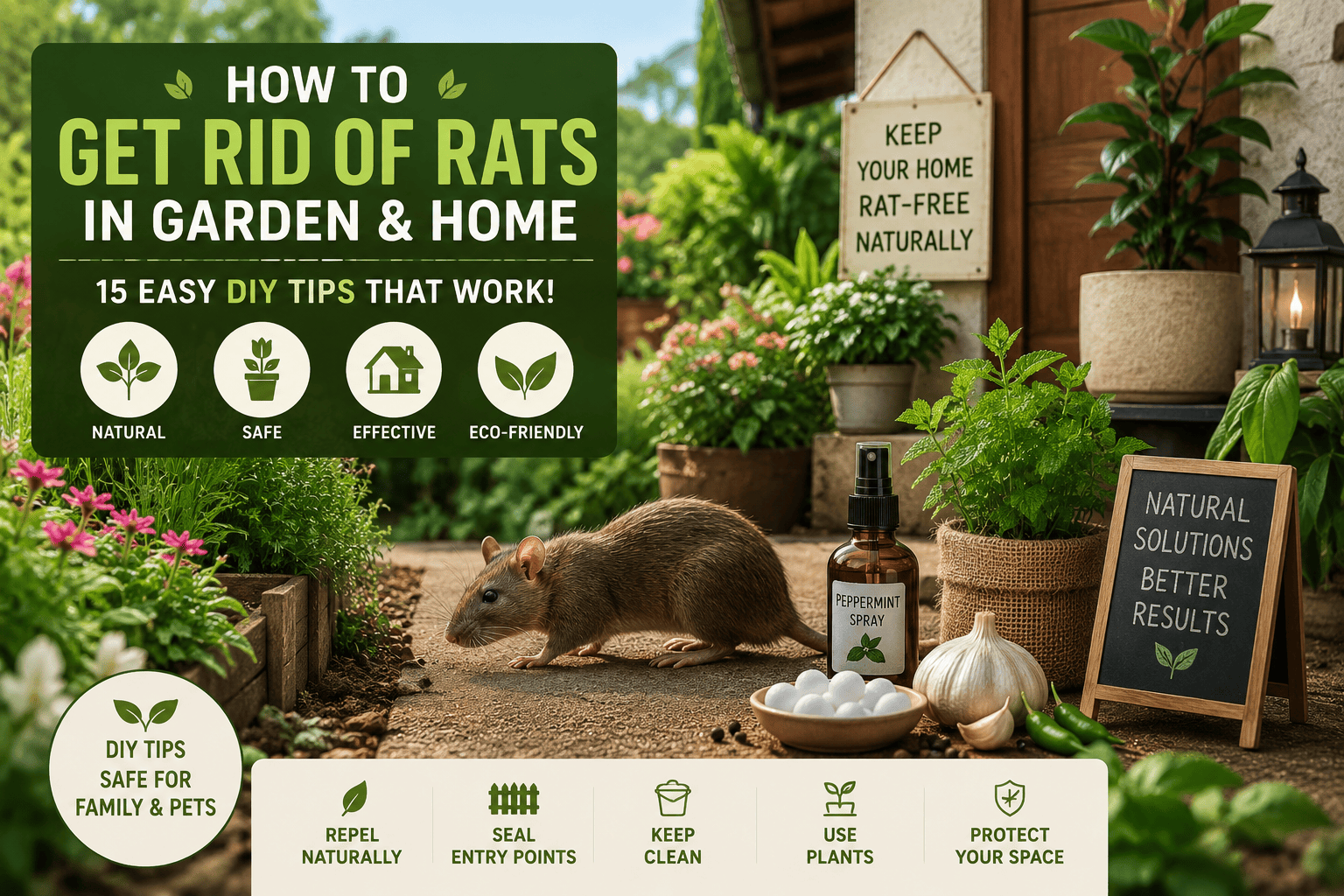 How To Get Rid Of Rats In Garden And Home: 15 Easy DIY Tips That Work How To Get Rid Of Rats In Garden And Home: 15 Easy DIY Tips That Work