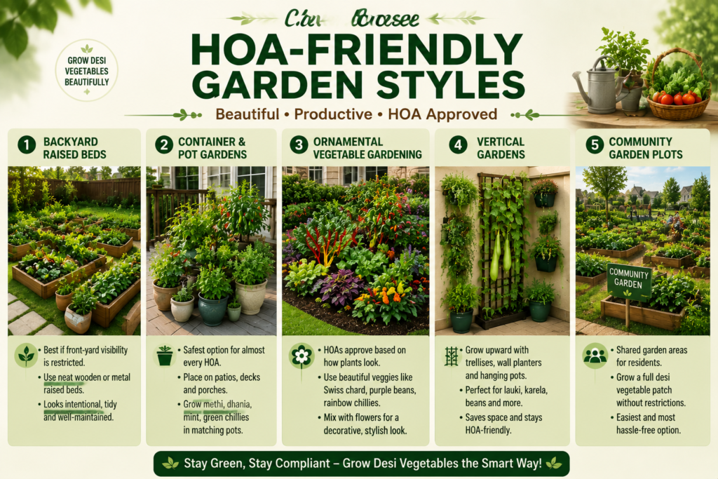 hoa approved vegetable garden ideas