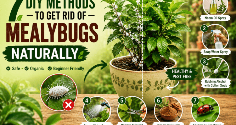 7 DIY Methods To Get Rid Of Mealybugs On Plants Naturally