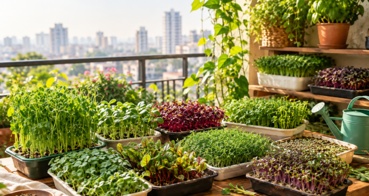 15 Best Microgreens To Grow At Home In Your Balcony : A DIY guide