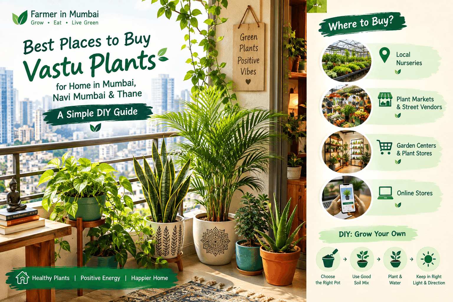 Best Places To Buy Vastu Plants For Home In Mumbai, Navi Mumbai and Thane : A Simple DIY Guide Best Places To Buy Vastu Plants For Home In Mumbai, Navi Mumbai and Thane : A Simple DIY Guide