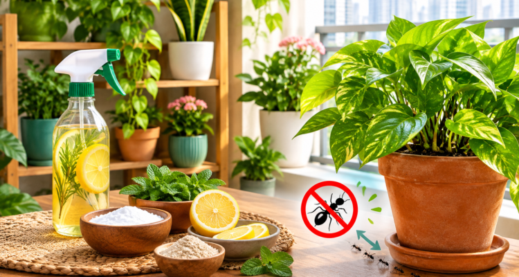 How To Get Rid Of Ants From Plants In Your Home Garden In Mumbai, Navi Mumbai And Thane Flats (Easy DIY Guide)