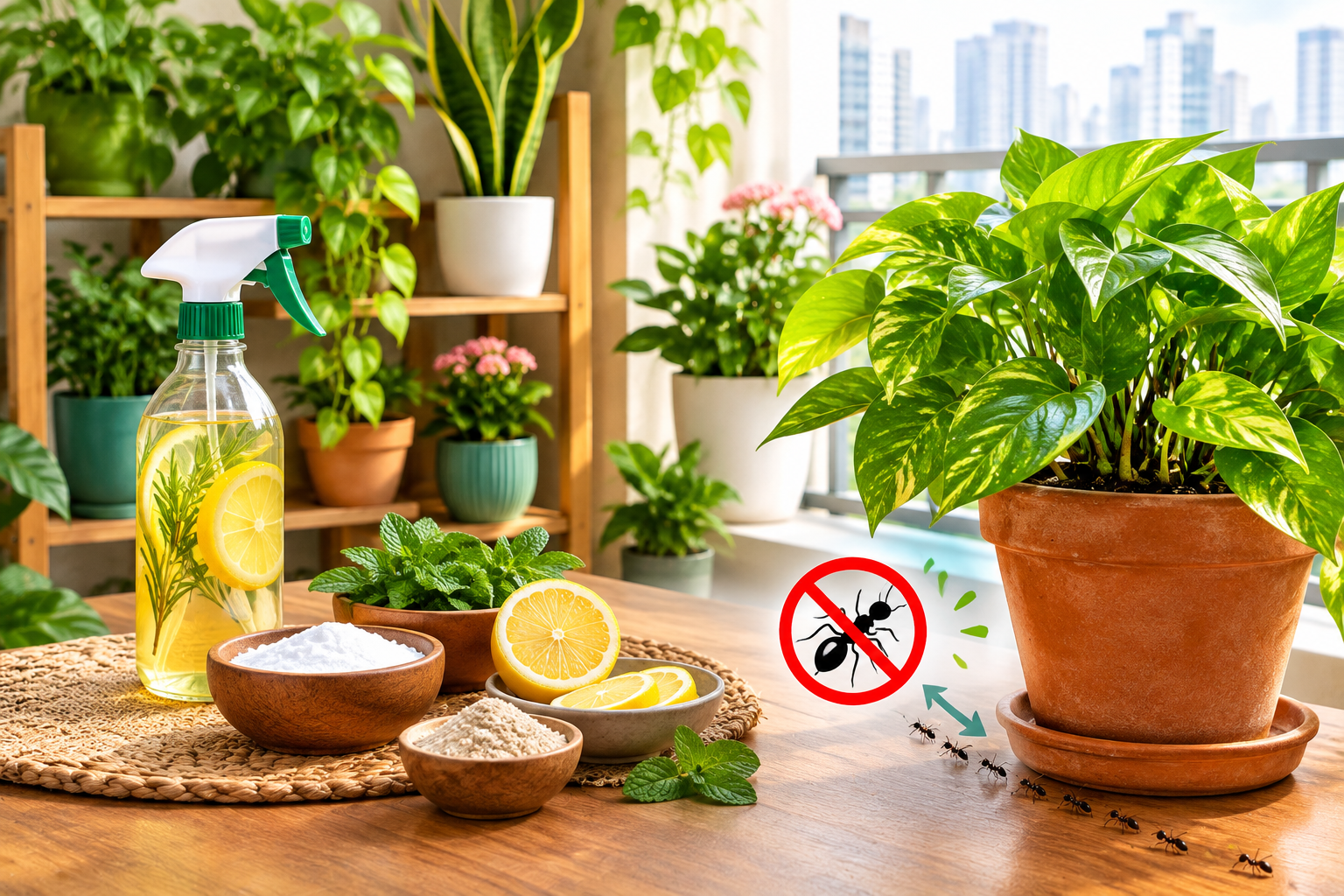 How To Get Rid Of Ants From Plants In Your Home Garden In Mumbai, Navi Mumbai And Thane Flats (Easy DIY Guide) How To Get Rid Of Ants From Plants In Your Home Garden In Mumbai, Navi Mumbai And Thane Flats (Easy DIY Guide)