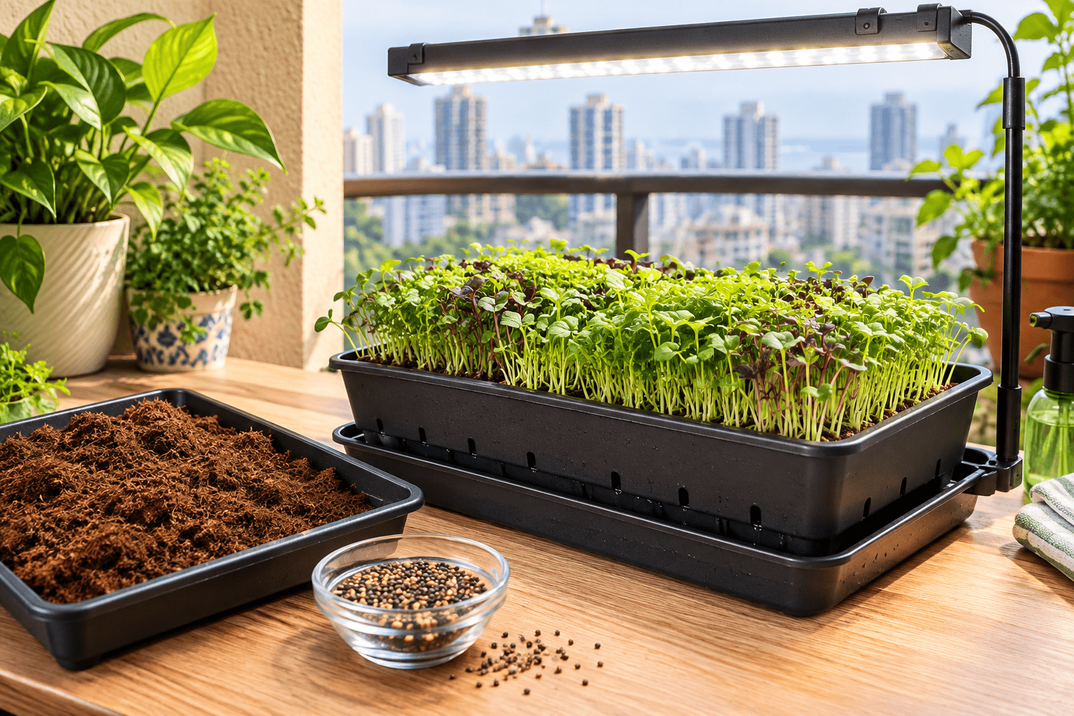 3 Important Materials Needed For Microgreens Growing In Balcony, Kitchen And Terrace Garden 3 Important Materials Needed For Microgreens Growing In Balcony, Kitchen And Terrace Garden