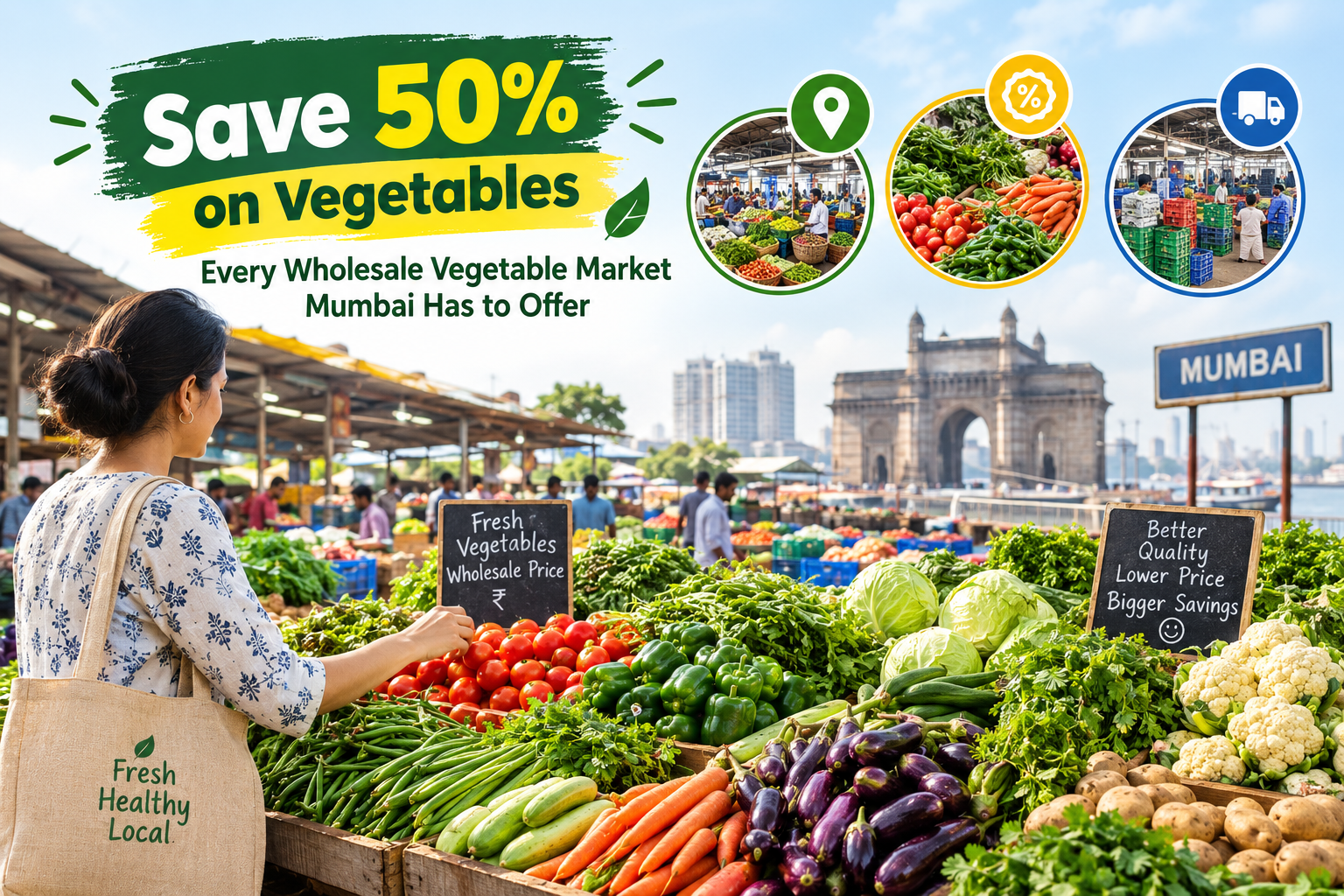 Save 50% on Vegetables : Every Wholesale Vegetable Market Mumbai Has to Offer Save 50% on Vegetables : Every Wholesale Vegetable Market Mumbai Has to Offer